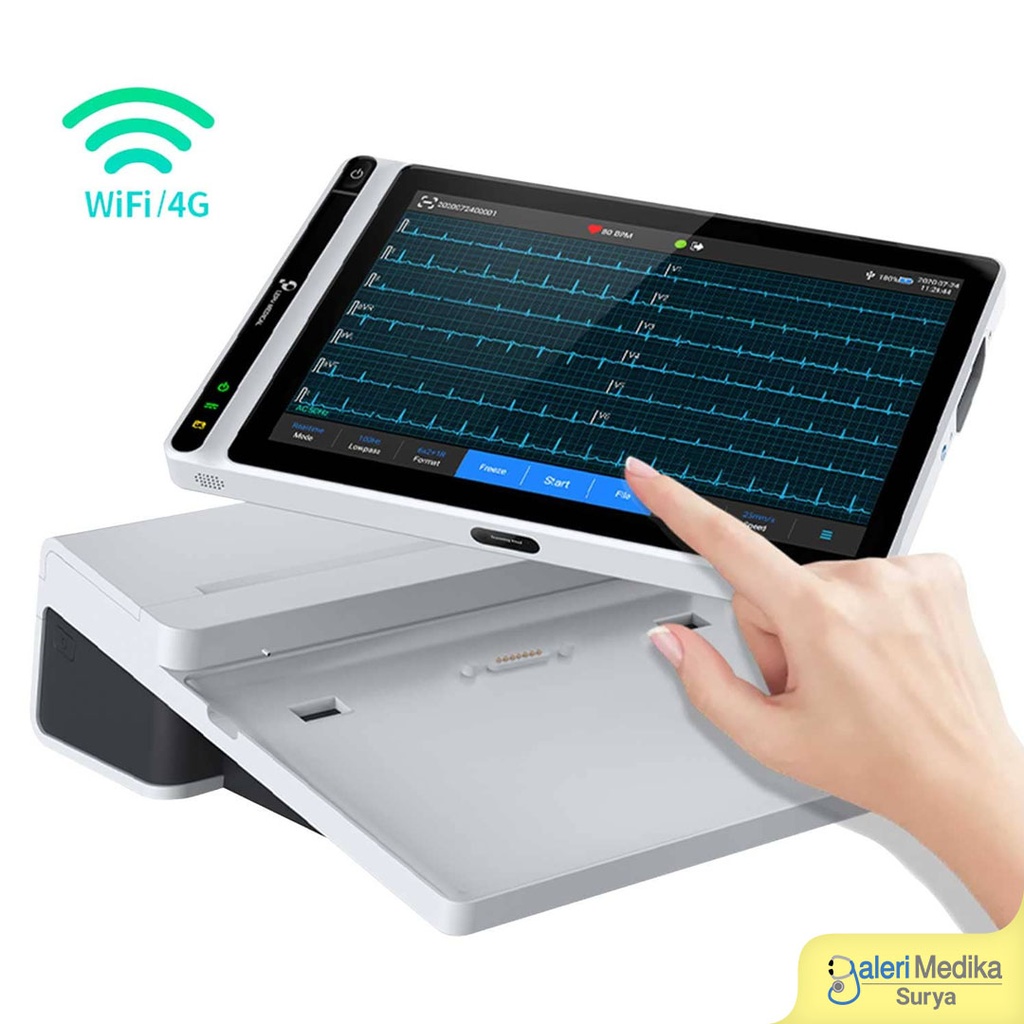 EKG Tablet Nubion NEO ECG T180 AI Smart Electrocardiogram Touch Screen