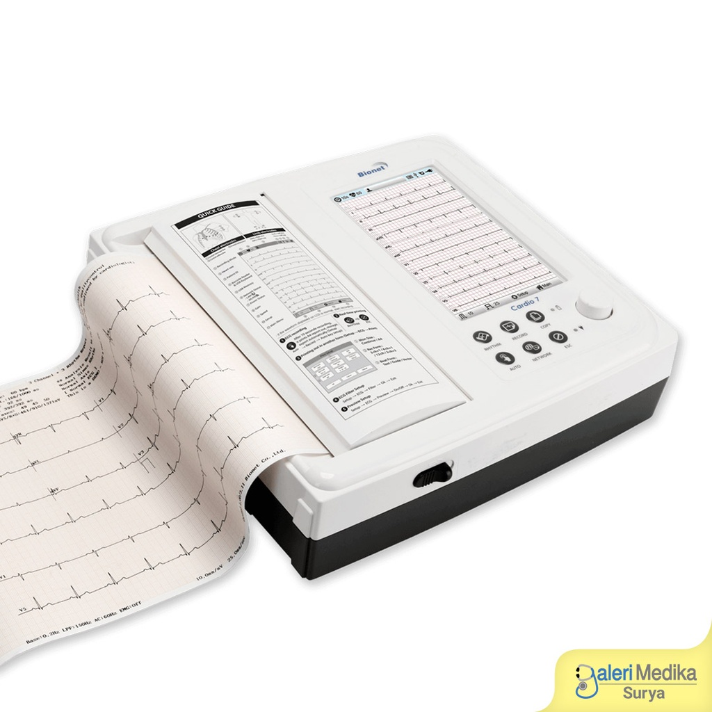 Bionet EKG Monitor Cardio 7 Touch Screen 12 Channel